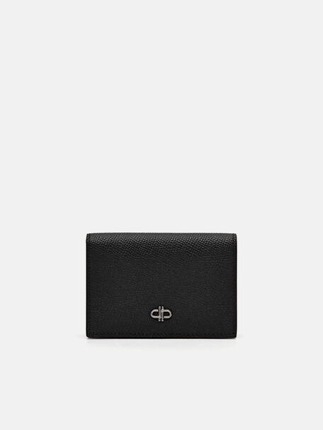 PEDRO Icon Leather Card Holder, Black, hi-res