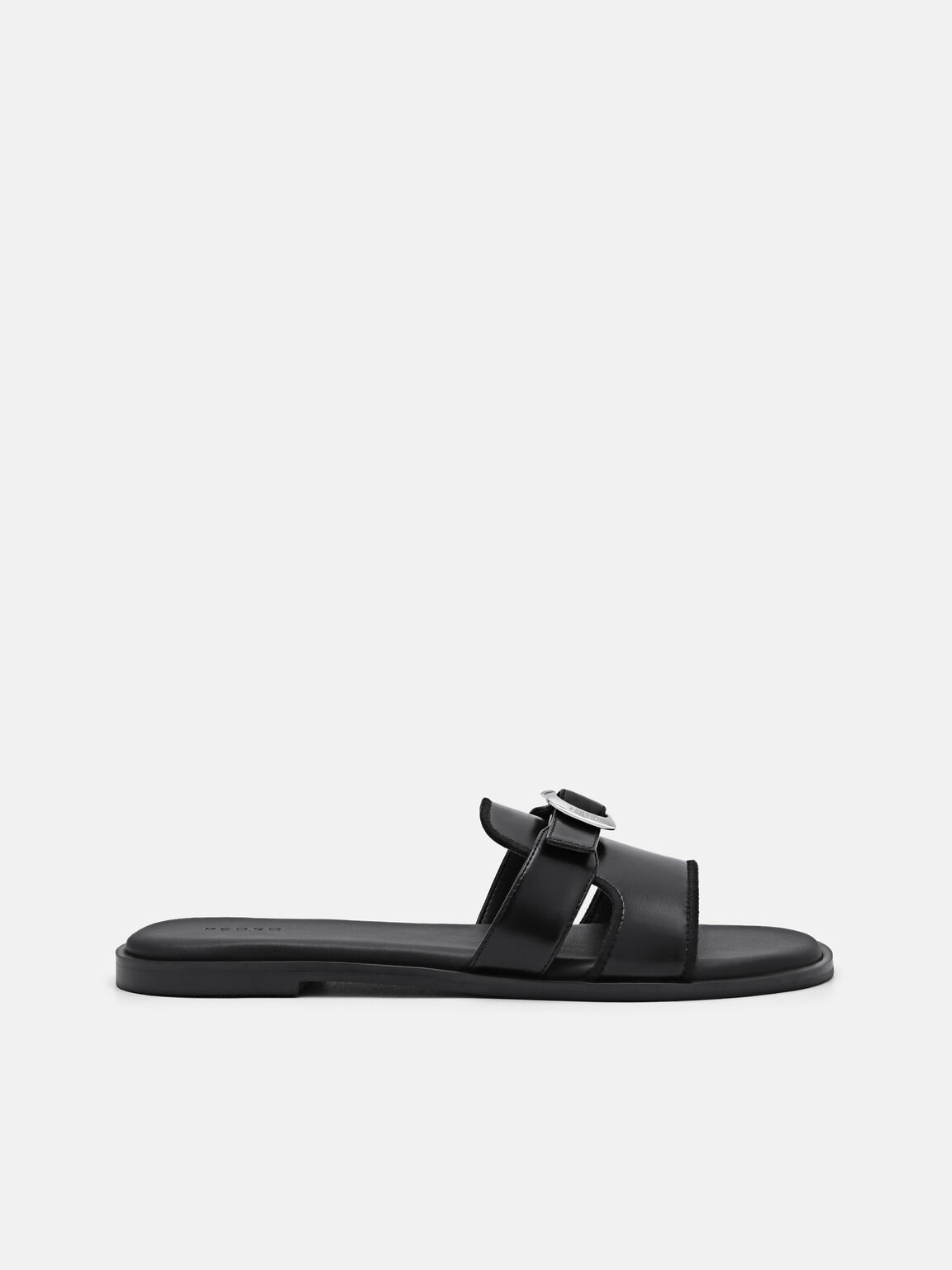 Bridget Slide Sandals, Black, hi-res