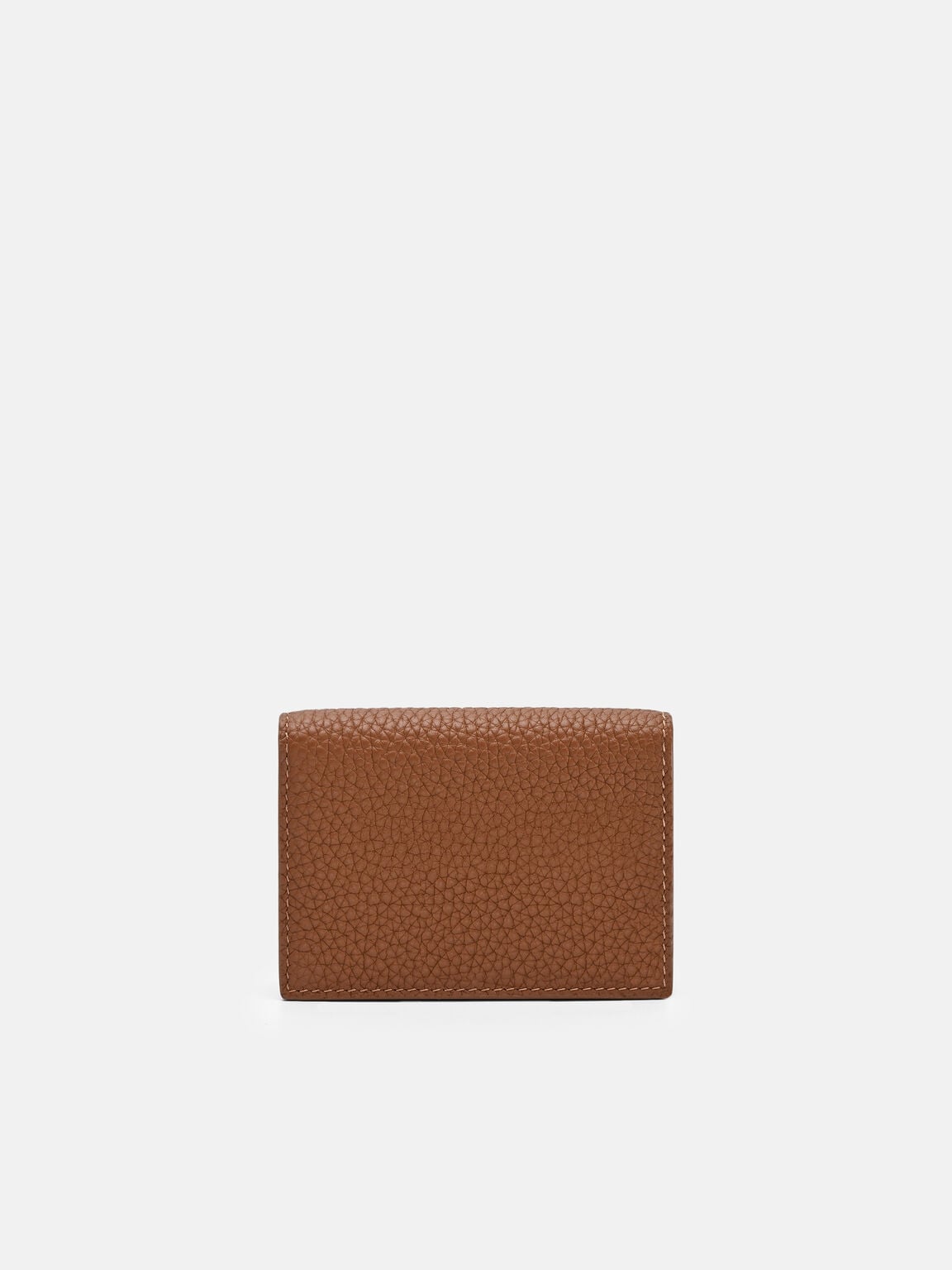 Tumbled Leather Bi-Fold Card Holder, 