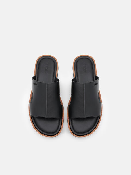 Sandal Slide Kulit, 