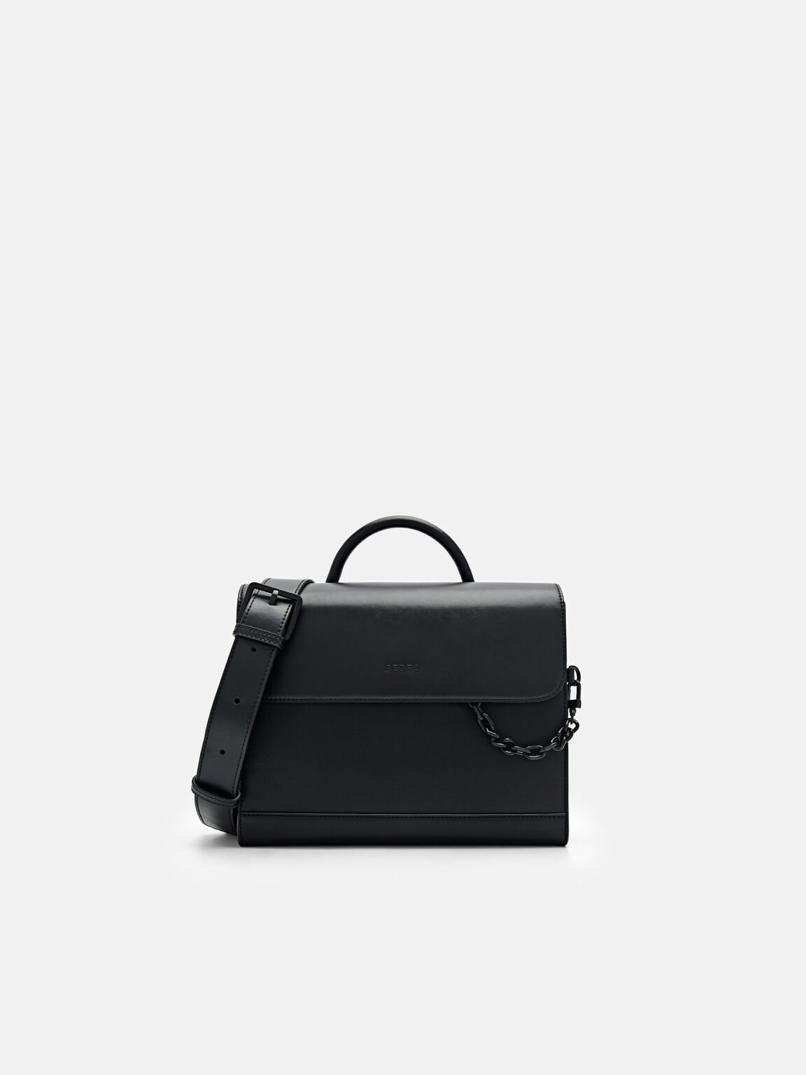 Tas Selempang Chainlink, Black, hi-res
