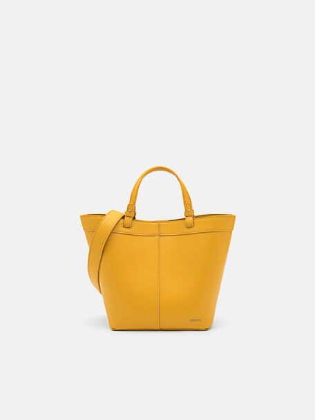 Zinnia Tote Bag, Mustard, hi-res