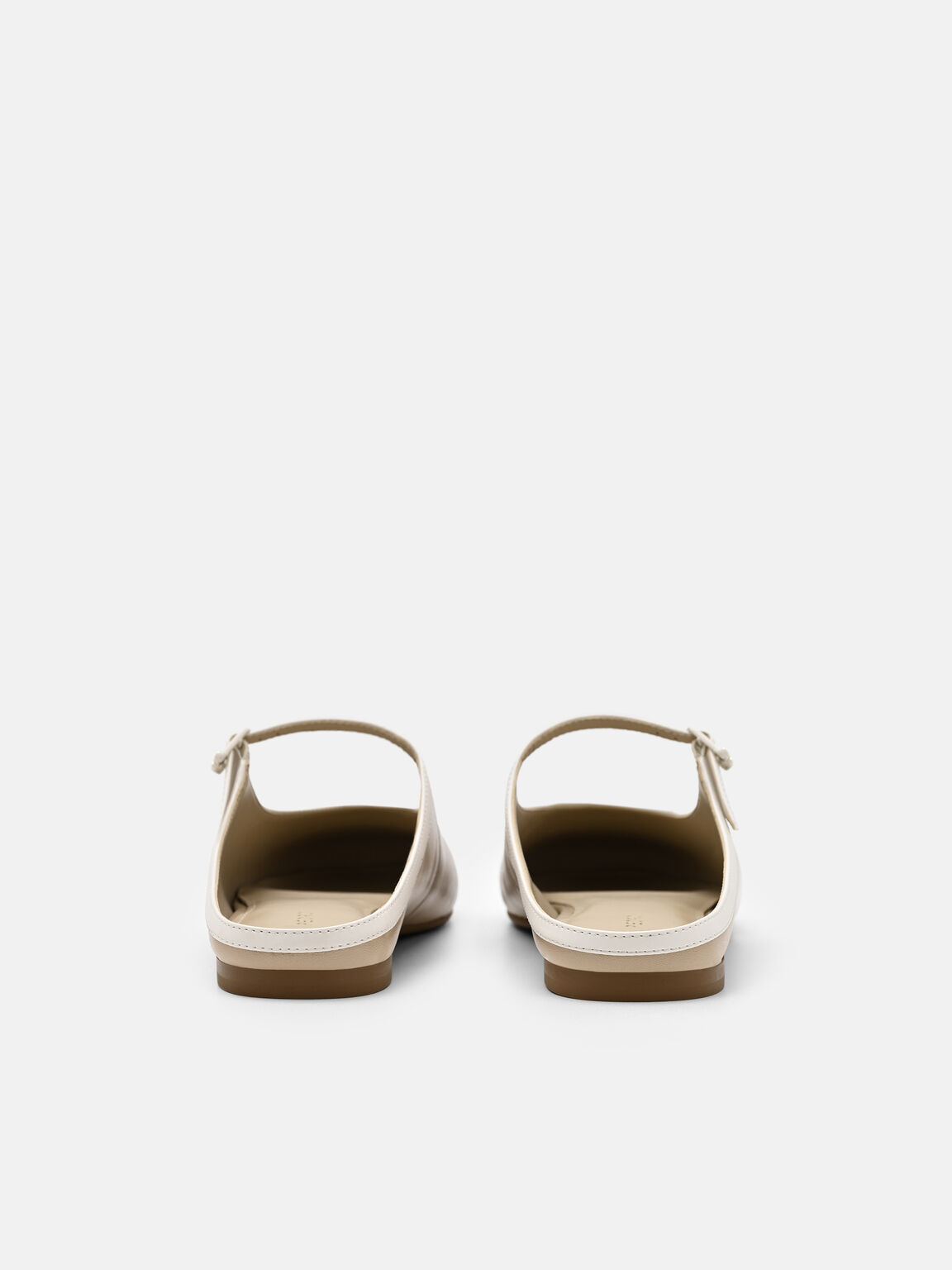 Sepatu Mules dengan Ujung Cap Toe, 