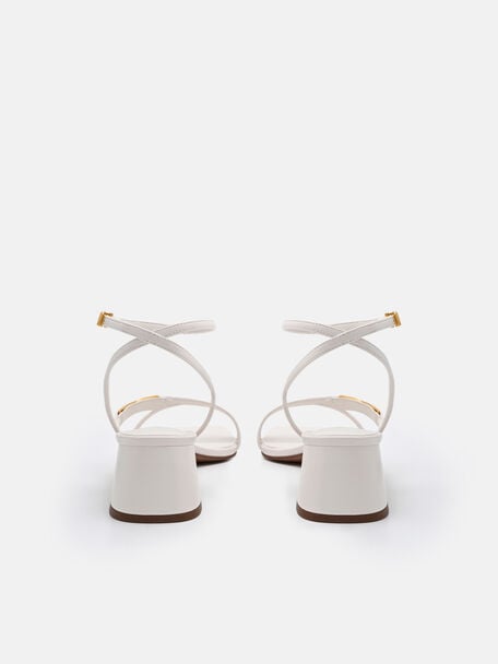 Sandal Hak Tali Pergelangan Hitch, , hi-res