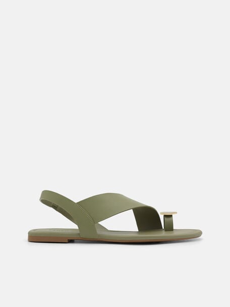 PEDRO x Kim Rose Alexis Leather Slingback Sandals, , hi-res
