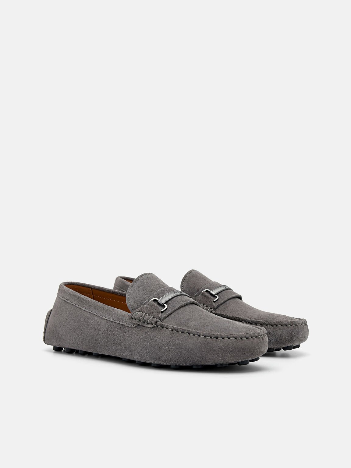 Sepatu Driving Suede Horsebit, 