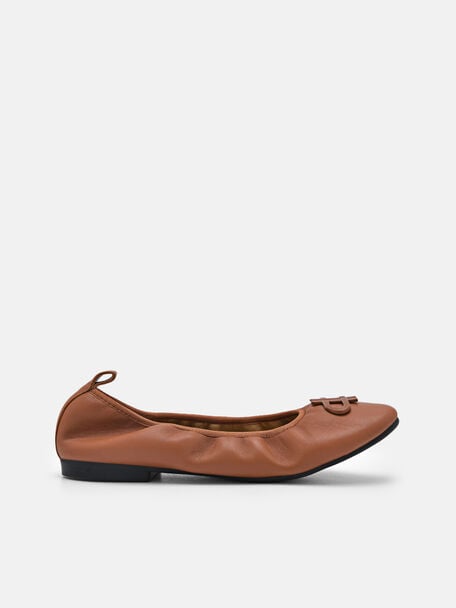 PEDRO Icon Leather Ballerina Flats, 