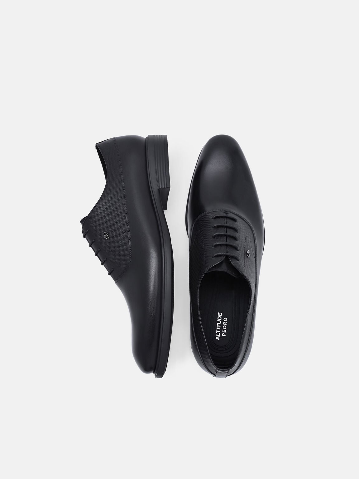 Altitude Burnished Leather Oxford Shoes, , hi-res