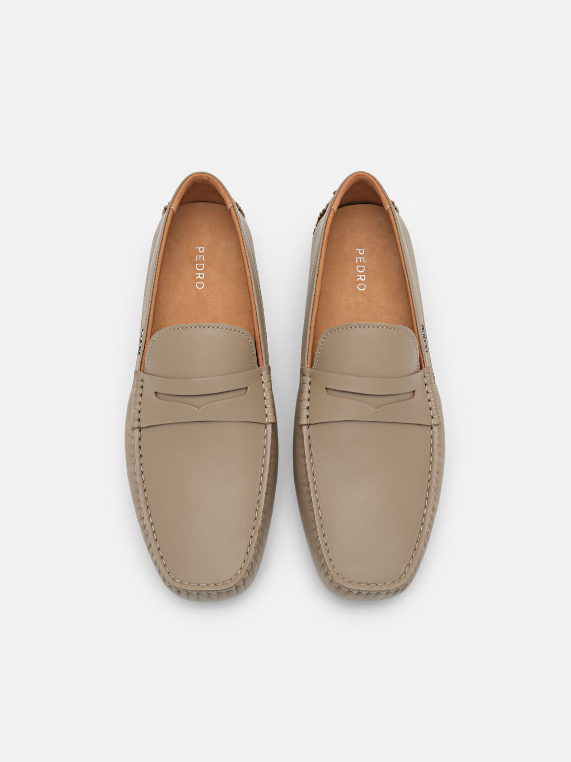 Leather Penny Driving Shoes, , hi-res