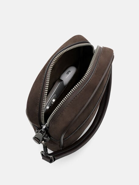 Patrice Leather Crossbody Bag, 