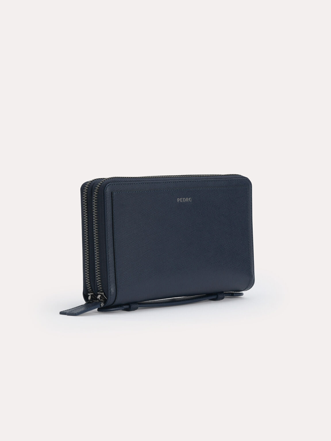 Dompet Perjalanan Kulit Bertekstur, 