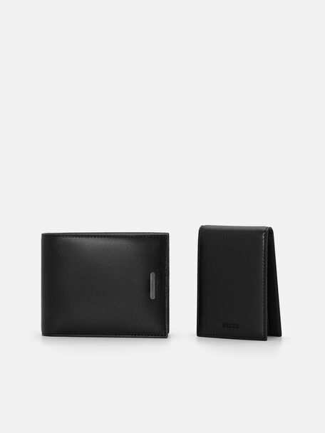 Leather Bi-Fold Wallet with Insert, 