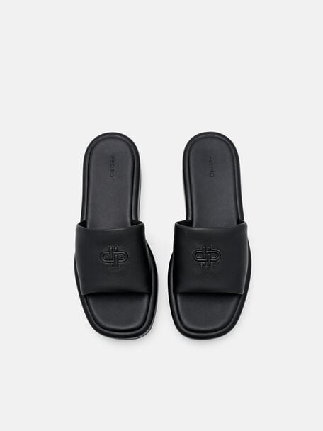 Sandal Wedges Kulit, , hi-res