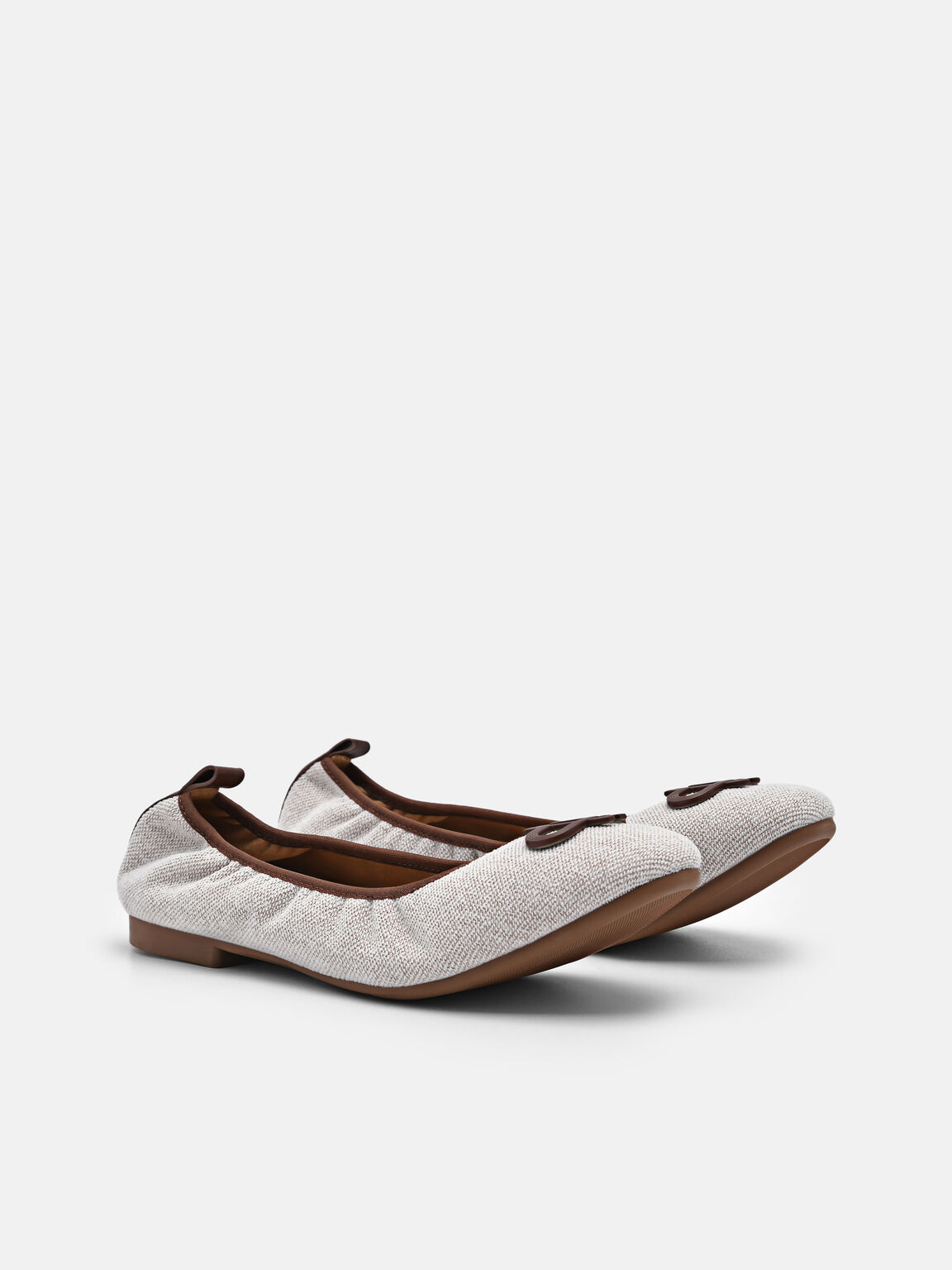 PEDRO Icon Leather Ballerina Flats, 