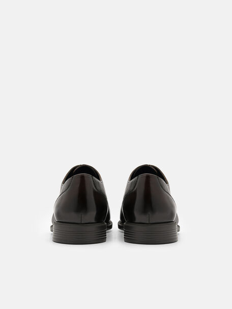 PEDRO Icon Leather Heel Sandals, Black