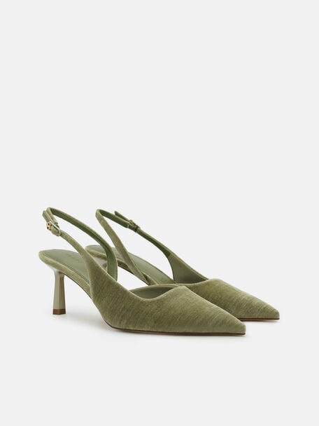 Sepatu Hak Slingback Kulit Isla PEDRO x Kim Rose, , hi-res