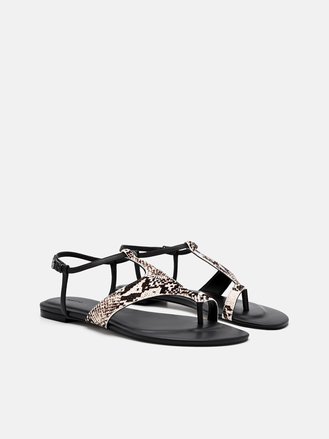 Sandal Ankle Strap Calfhair, , hi-res