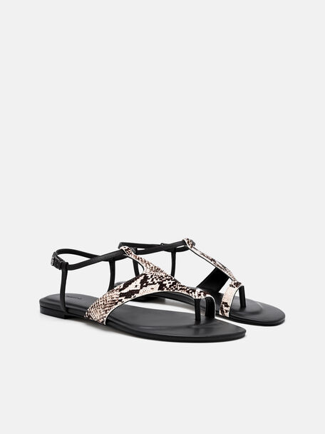 Sandal Ankle Strap Calfhair, , hi-res