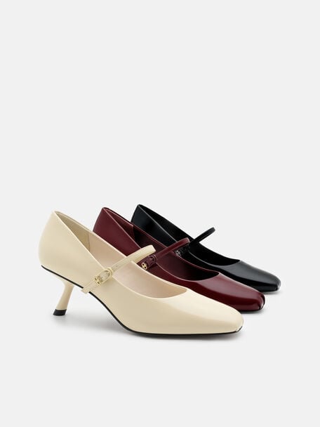 Kiana Patent Leather Heel Pumps, , hi-res