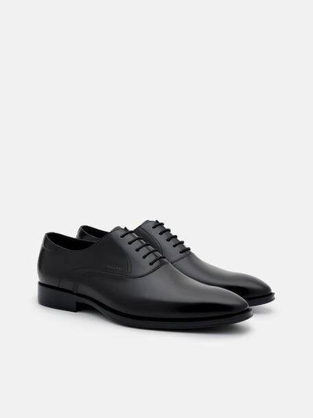 Leather Oxford Shoes, , hi-res