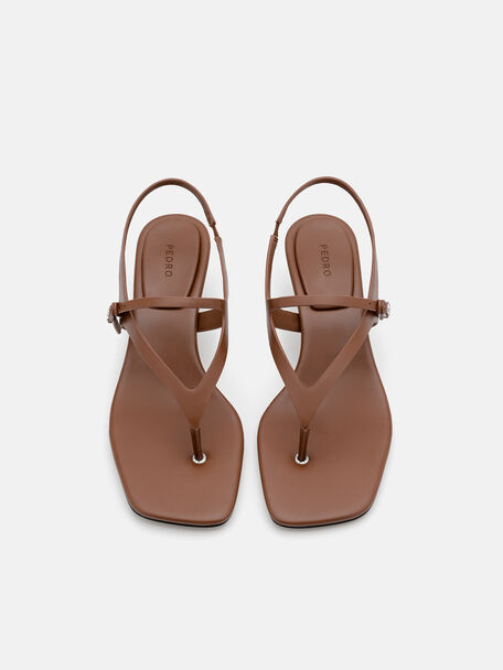 Eny Sandal Hak Kulit, 