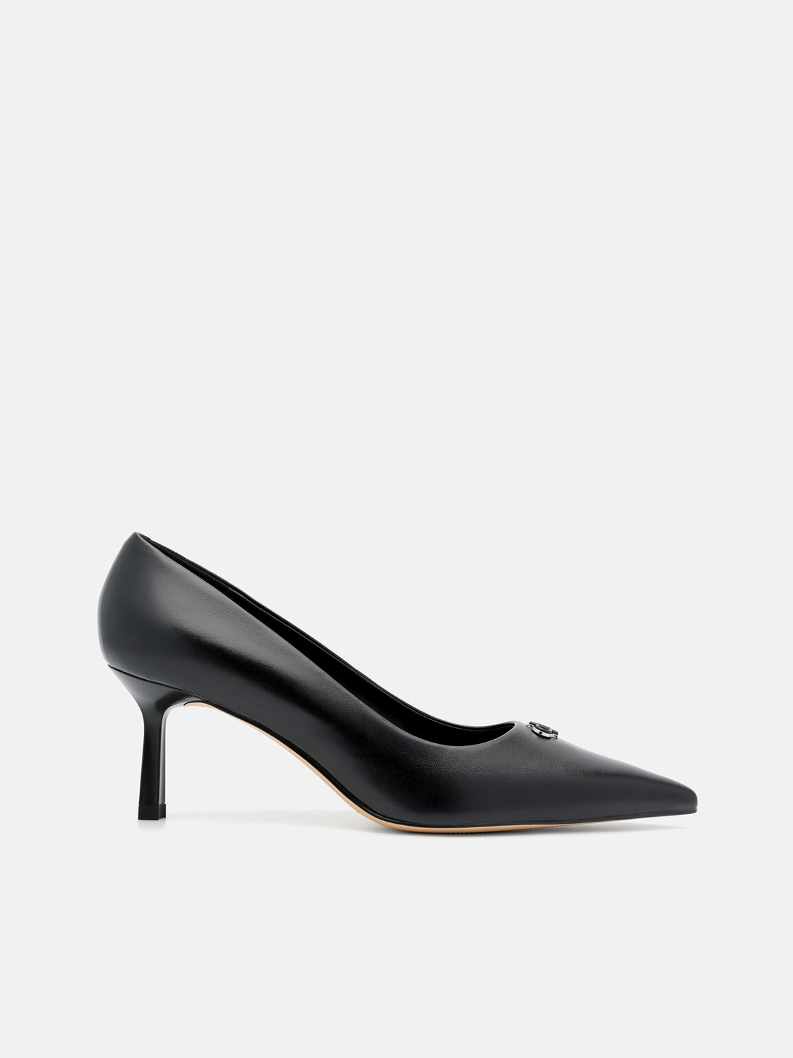 Leather Heel Pumps, , hi-res