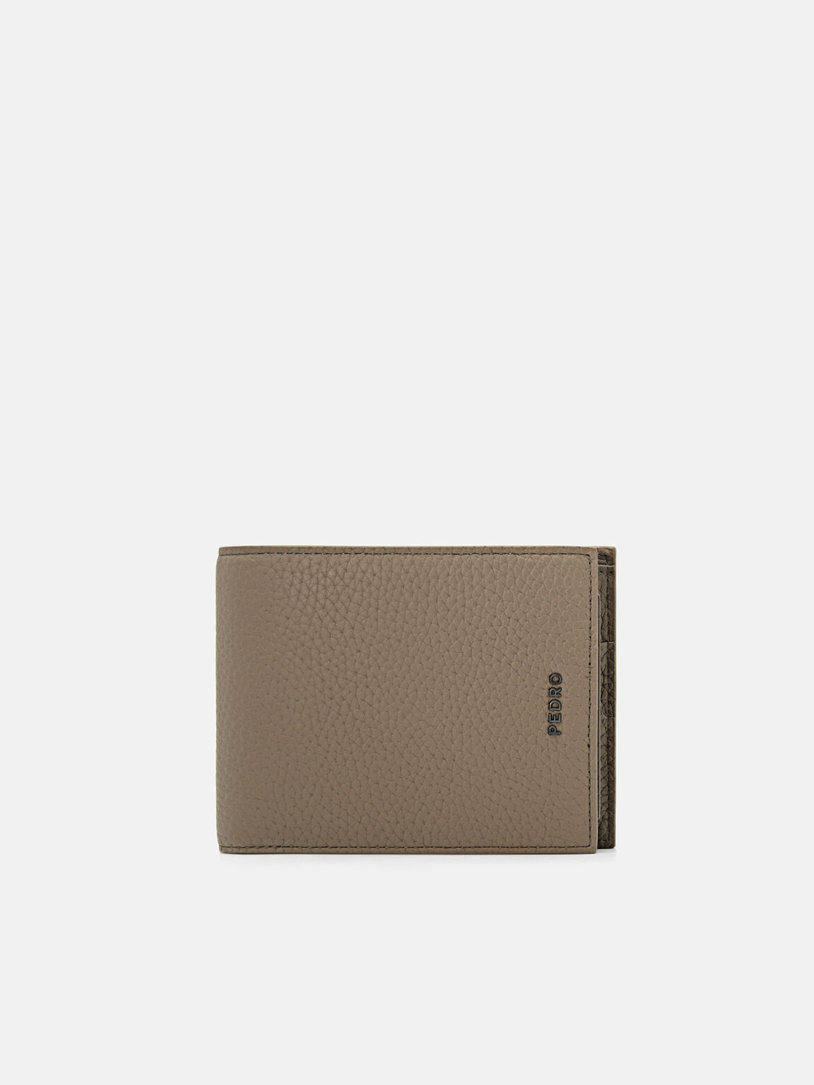 Dompet Lipat Ganda Kulit Embossed dengan Insert, , hi-res