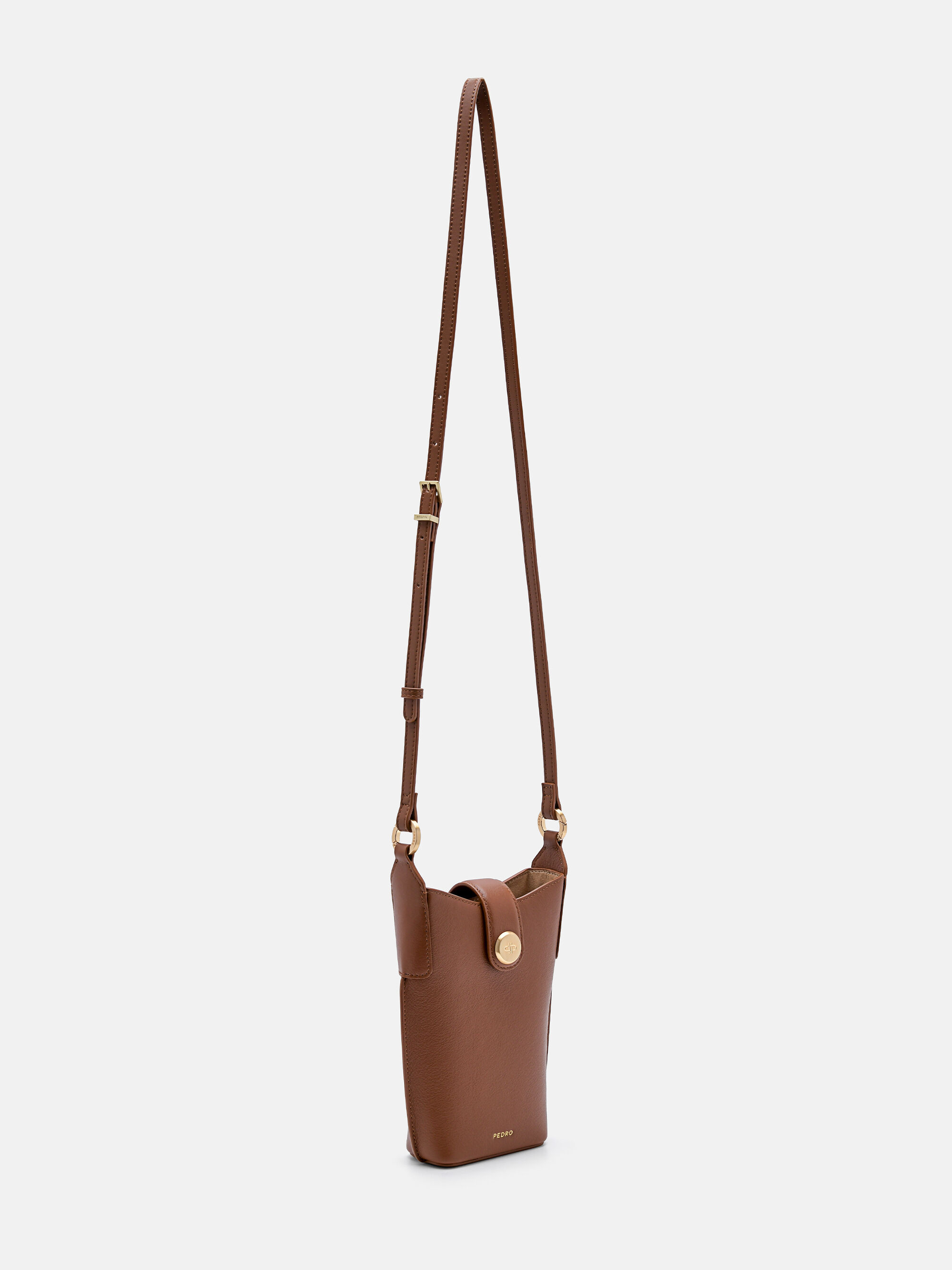 PEDRO Icon Leather Phone Pouch - Brown - PEDRO ID