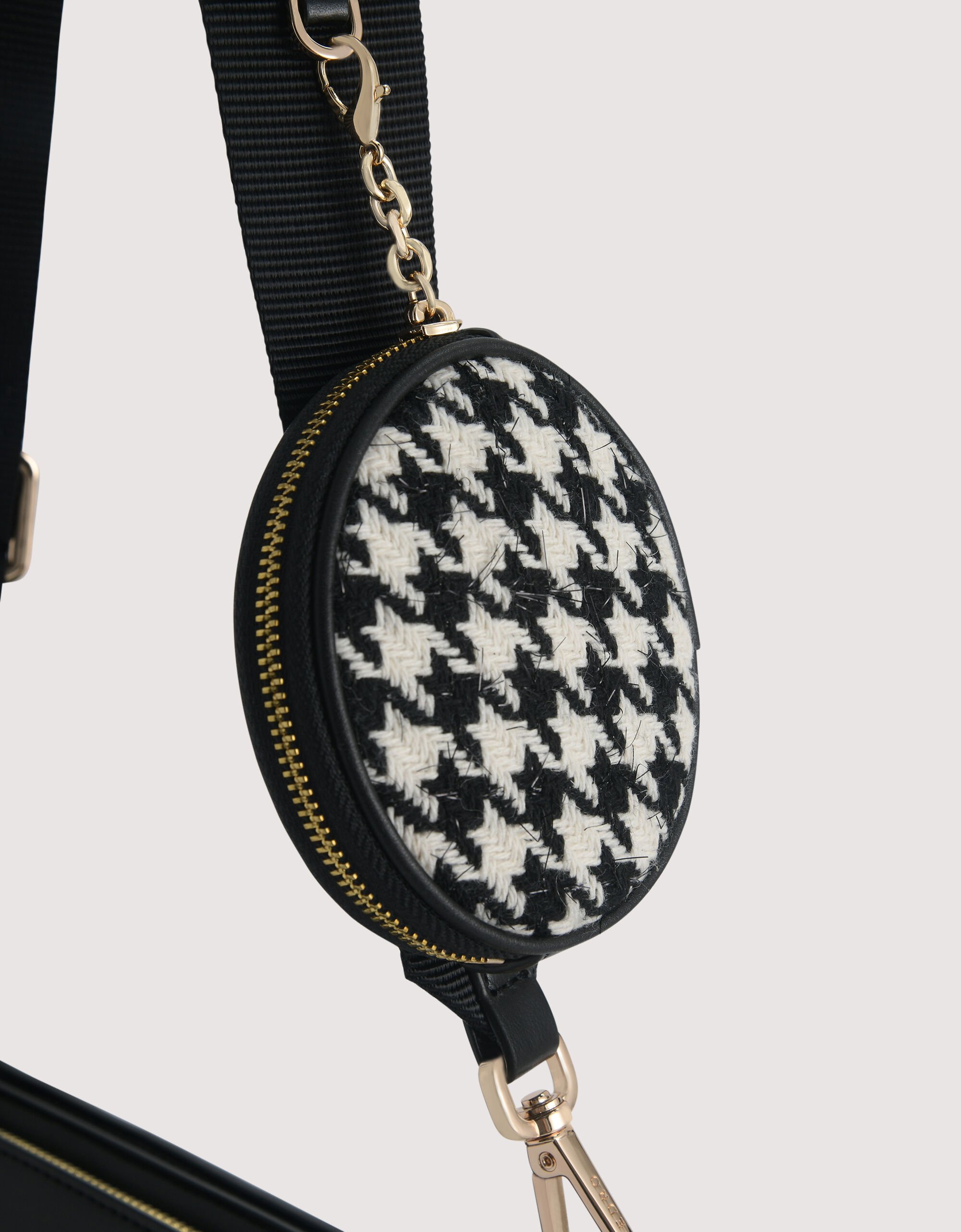 ★PEDRO★ Dilone Houndstooth Double Flap Shoulder Bag/送料込 Dilone Houndstooth Double Flap Shoulder Bag - PEDRO ID