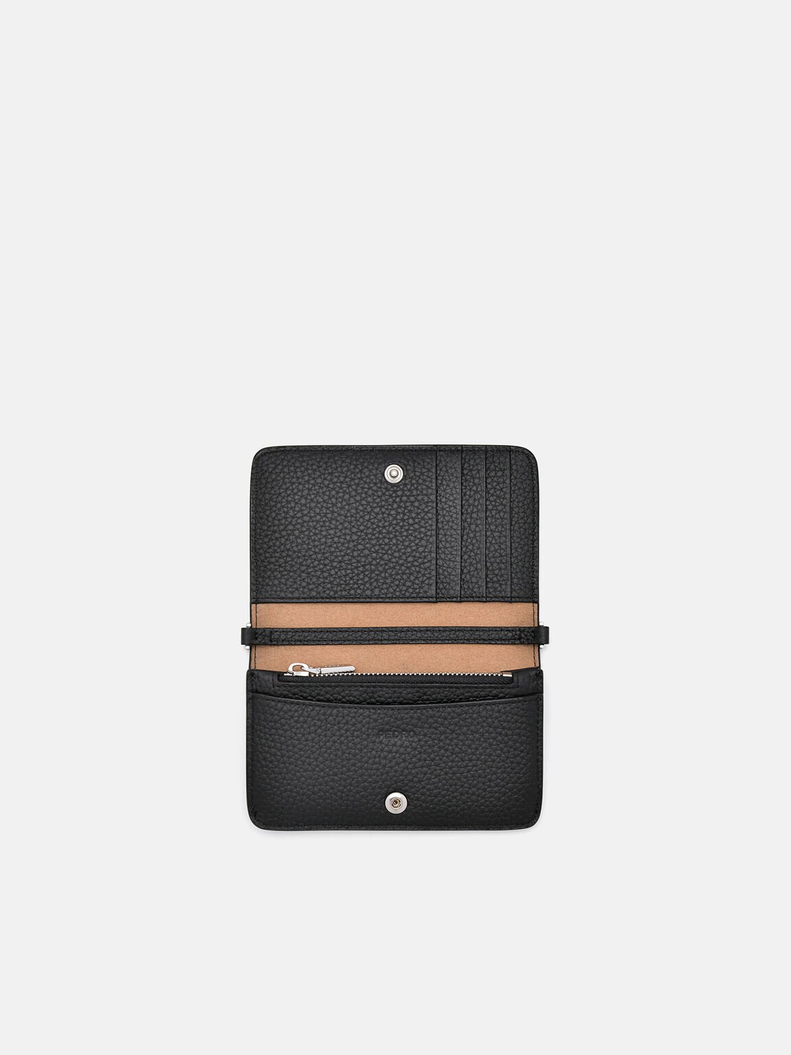 Embossed Leather Bi-Fold Wallet, , hi-res