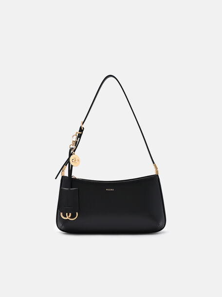 Jatte Leather Charm Shoulder Bag, , hi-res