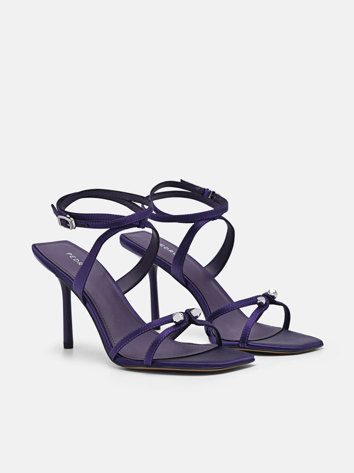 Sandal Tumit Kulit Sofia, 