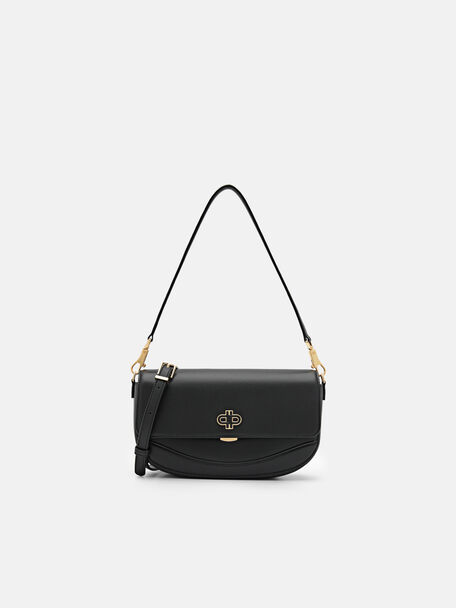 Leather Shoulder Bag, , hi-res