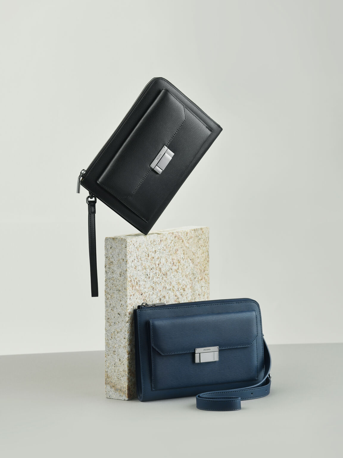 Tas Clutch Kulit Henry, 
