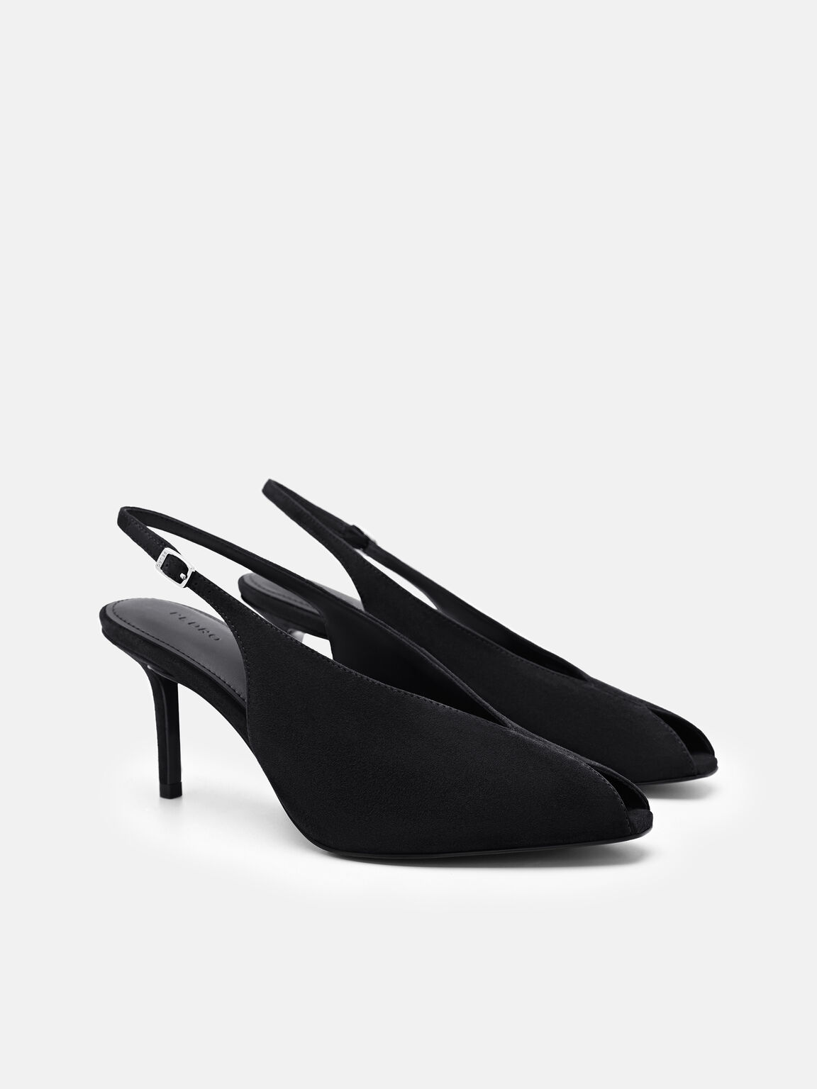 Sylvie Suede Slingback Heel Pumps, , hi-res