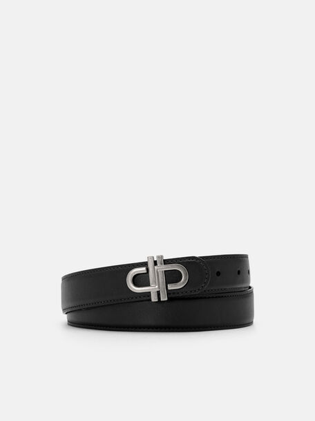 Leather Tang Belt, , hi-res
