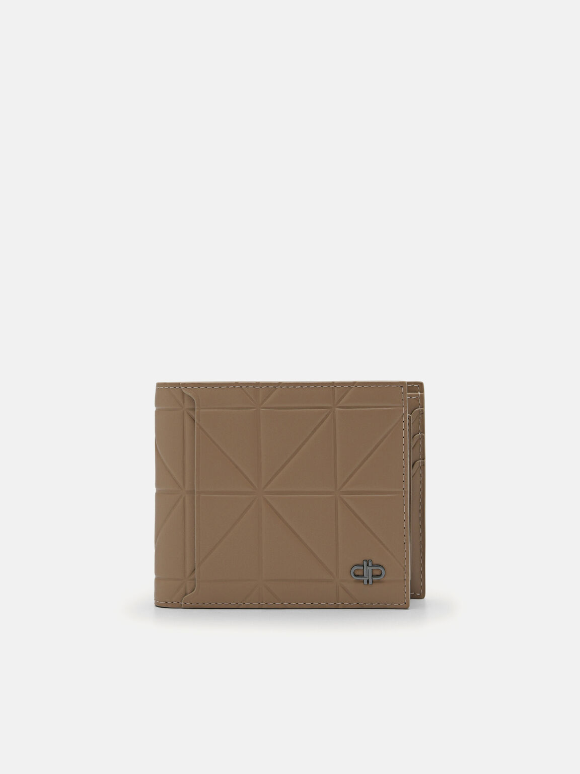 PEDRO Icon Leather Bi-Fold Wallet in Pixel, Taupe, hi-res