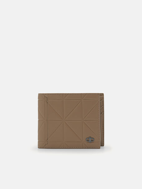 PEDRO Icon Leather Bi-Fold Wallet in Pixel, Taupe, hi-res