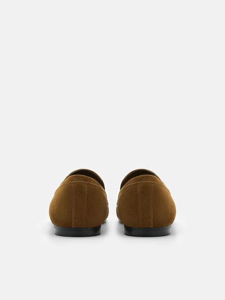 Beck Suede Penny Loafers, , hi-res