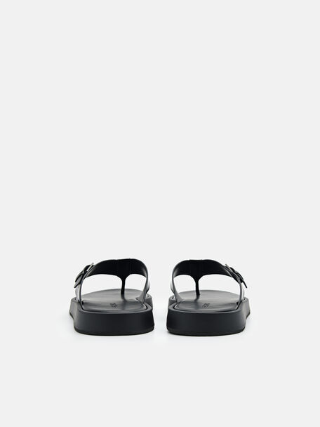 PEDRO Icon Leather Heel Sandals, Black PEDRO Icon Leather Heel Sandals, Black