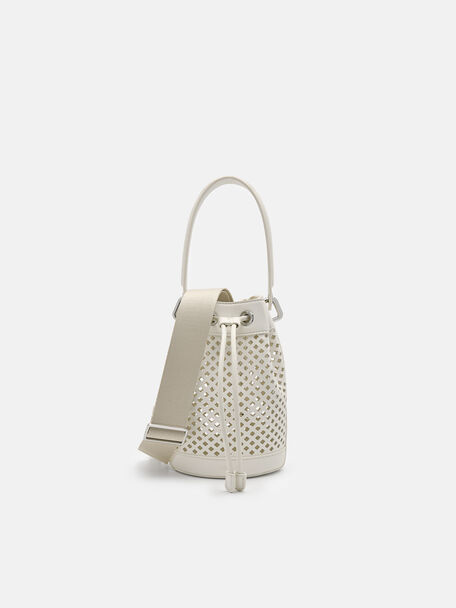 Apollo Bucket Bag, Cream, hi-res