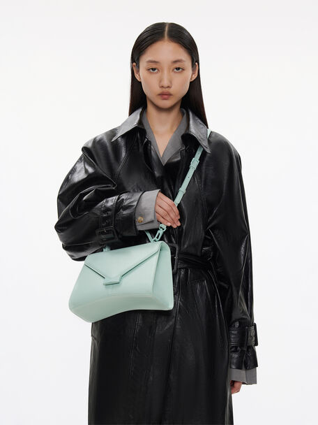Marion Handbag, Aqua, hi-res