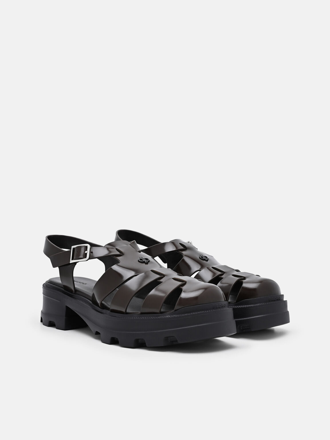 Sandal Berbingkai Kulit Verlin, , hi-res