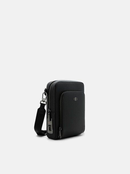 Fingerprint Lock Crossbody Bag, , hi-res