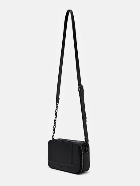 Boxy Mini Leather Crossbody Bag, , hi-res