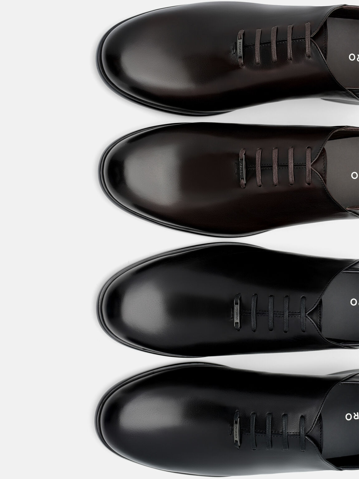 Burnished Leather Oxford Shoes, , hi-res