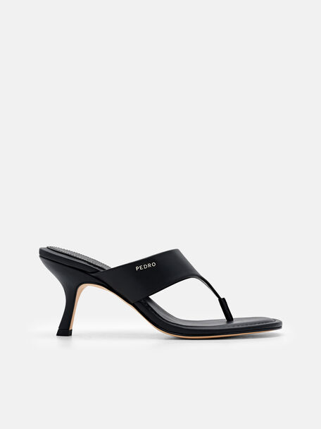 Thong Heel Sandals, , hi-res
