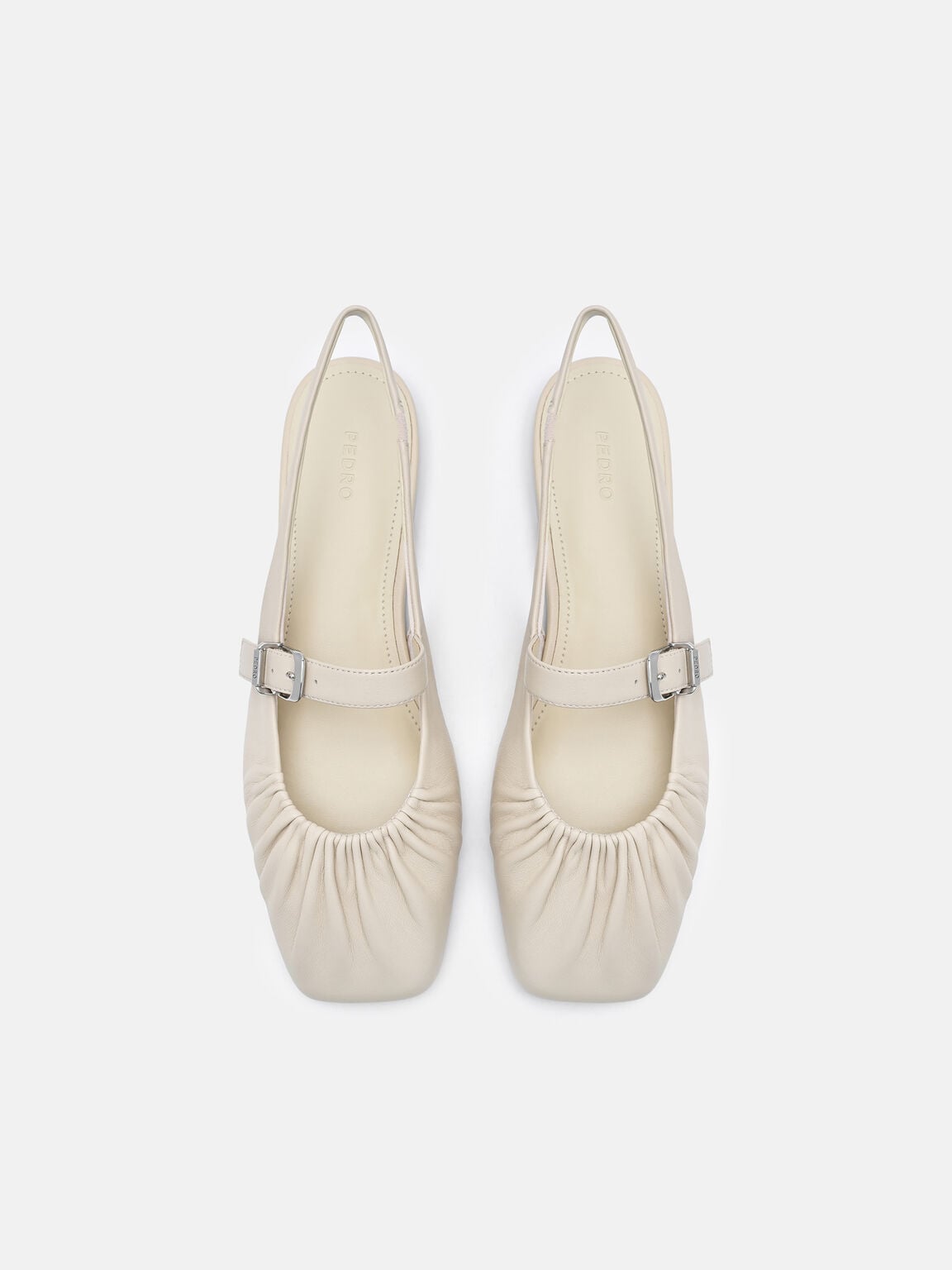 Sepatu Flat Ballerina Kulit Gabrielle, , hi-res