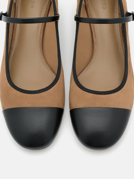 Claude Suede Mary Jane Pumps, , hi-res