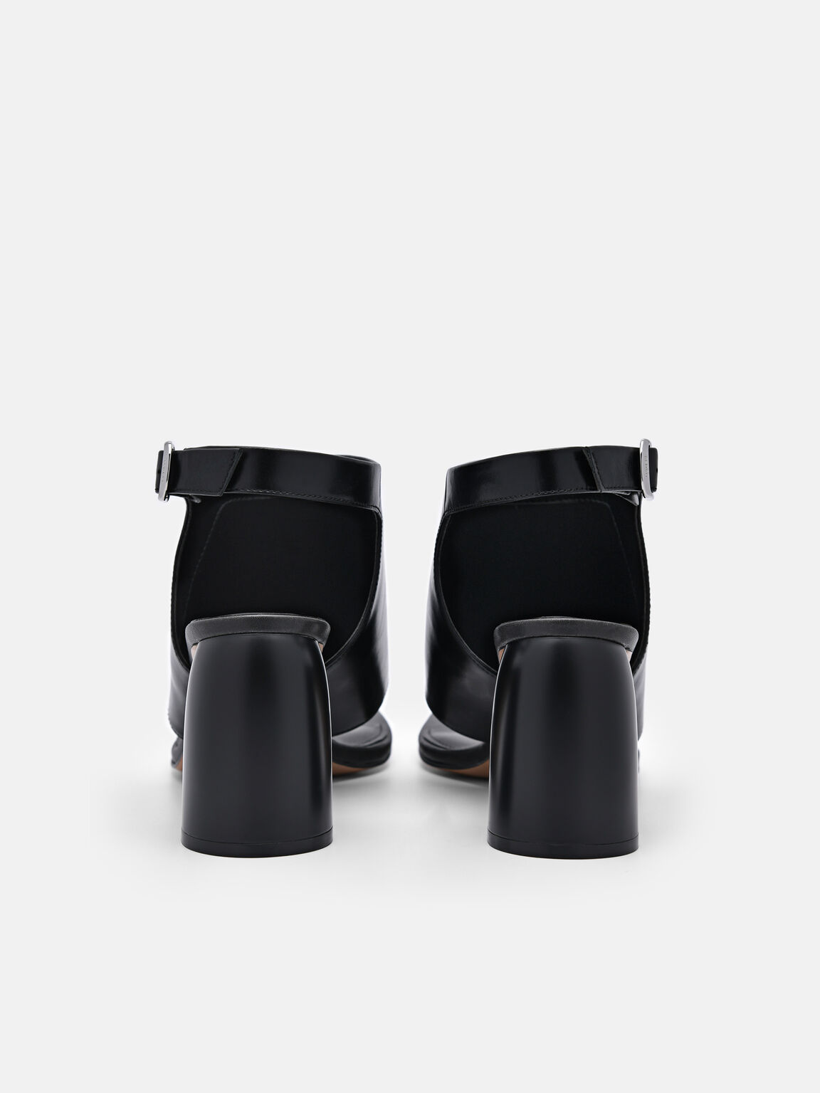 Sandal Tumit Kulit Este, 